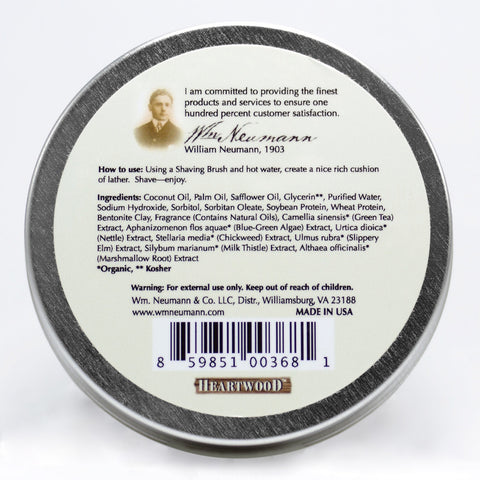 Shave-Soap, 4oz, Heartwood®
