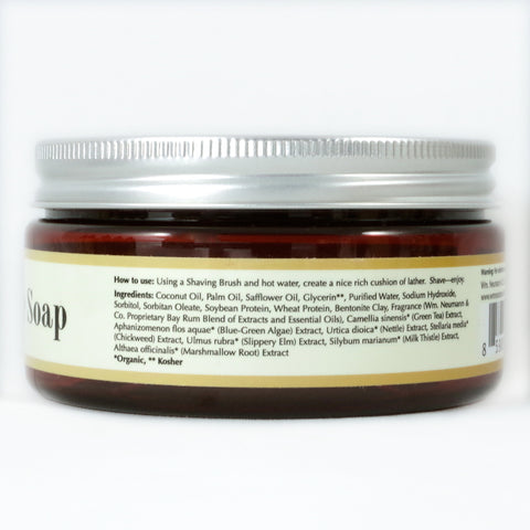 Shave-Soap, Half-Pounder, Bay Rum