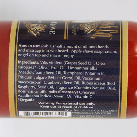 Pre-Shave Oil, Peppermint Clove