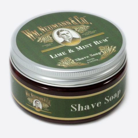 Shave-Soap, Half-Pounder, Lime & Mint Rum™