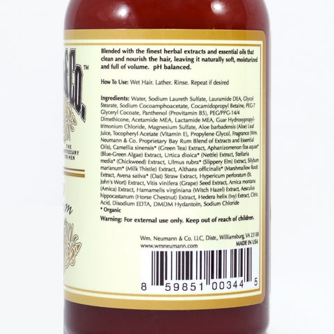 Shampoo, Bay Rum